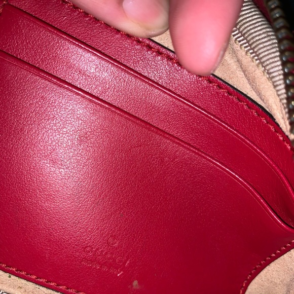 Red Gucci purse. AUTHENTIC. - Picture 3 of 5